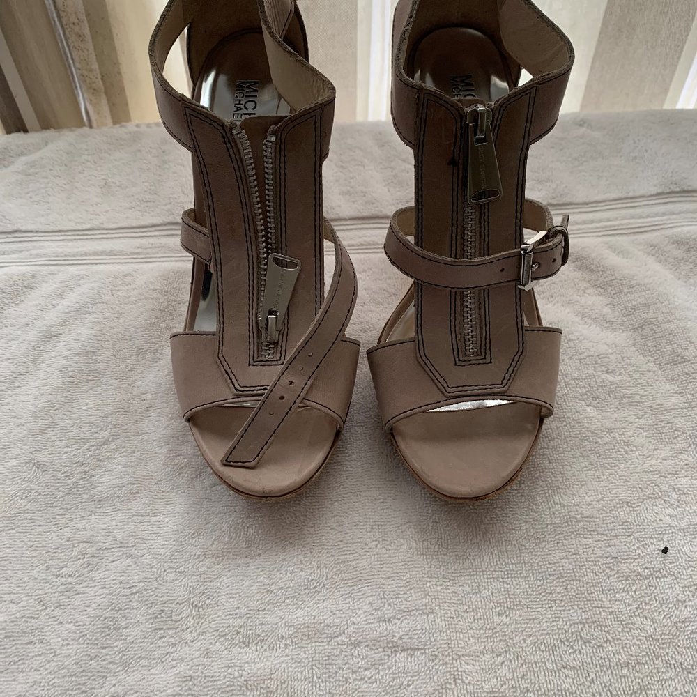Never Worn Michael Kors leather sandals